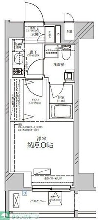 ディアレイシャス尾久駅前の物件間取画像